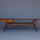 Teak coffee table by Louis van Teeffelen for Wébé. 1950s