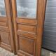 6 solid oak partition doors, 277cm in height (exceptional model)