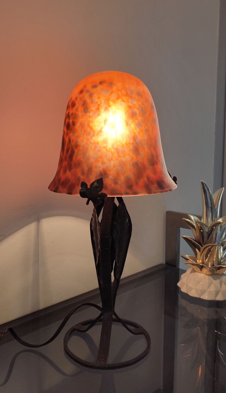 Lampe fer forgé