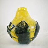 Blown Glass Vase Signed Jean Claude Novaro