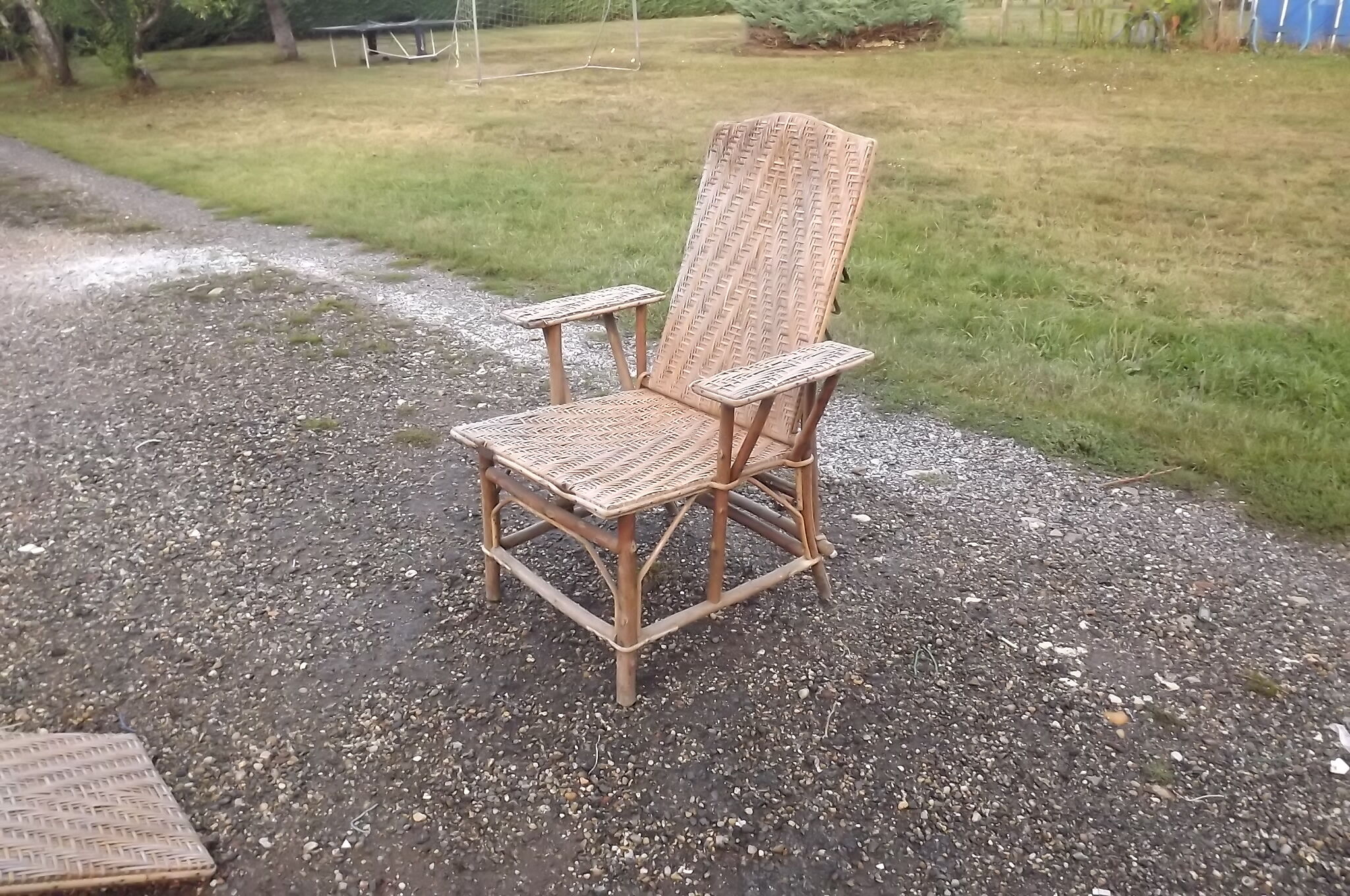 Chair Lounger Wicker of the 1960s