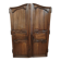 Pair of antique wardrobe doors