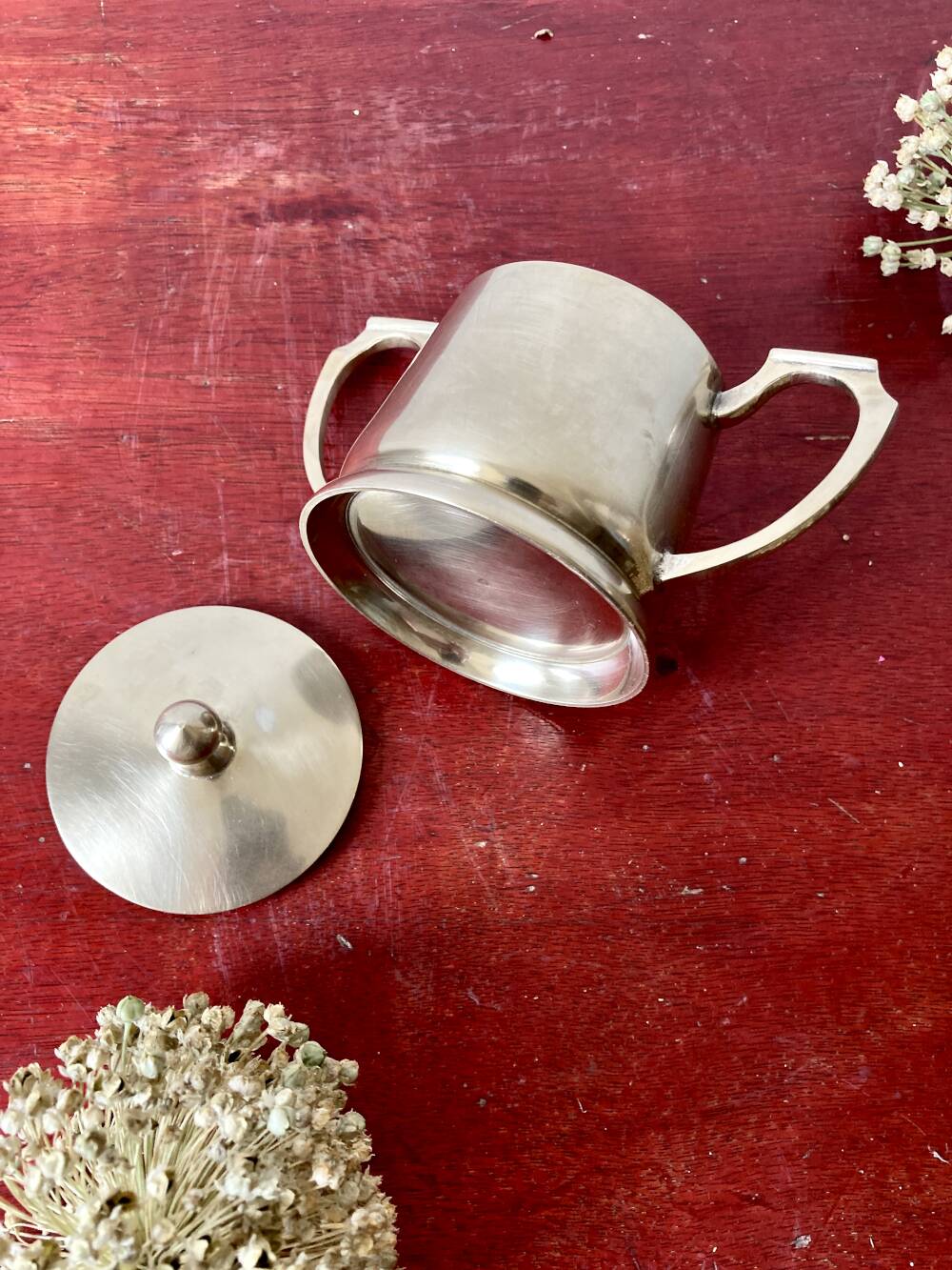 Antique Art Deco silver-plated tea and coffee set