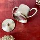 Antique Art Deco silver-plated tea and coffee set