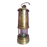 Miner's lamp British coal mining Wales UK
