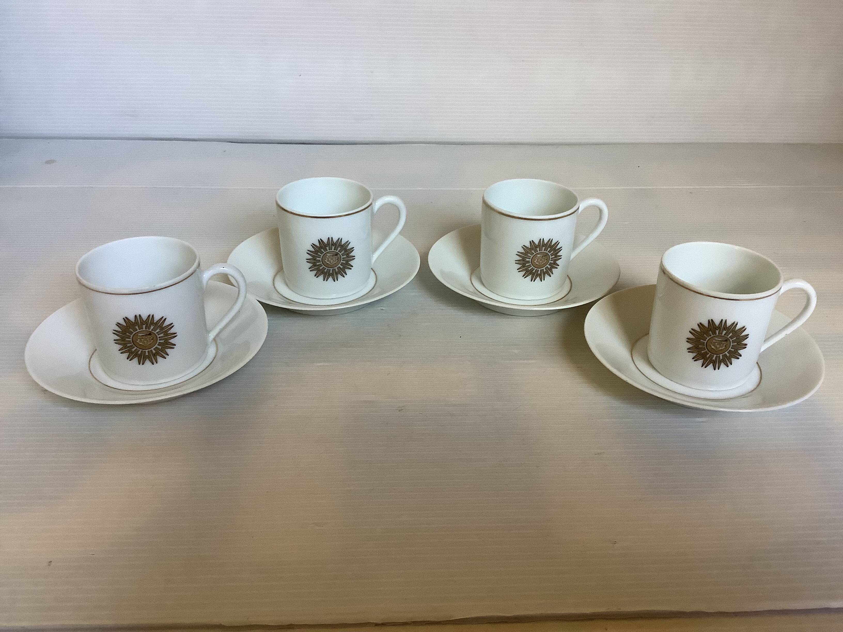 Four small cups Field Haviland Limoges