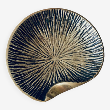 Bronze ashtray in the style of Carl Aubock