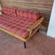 Canapé daybed vintage 50's scandinavian scottish fabrics