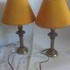 Paire de lampes de table en bronze