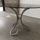 Table ronde design années 70