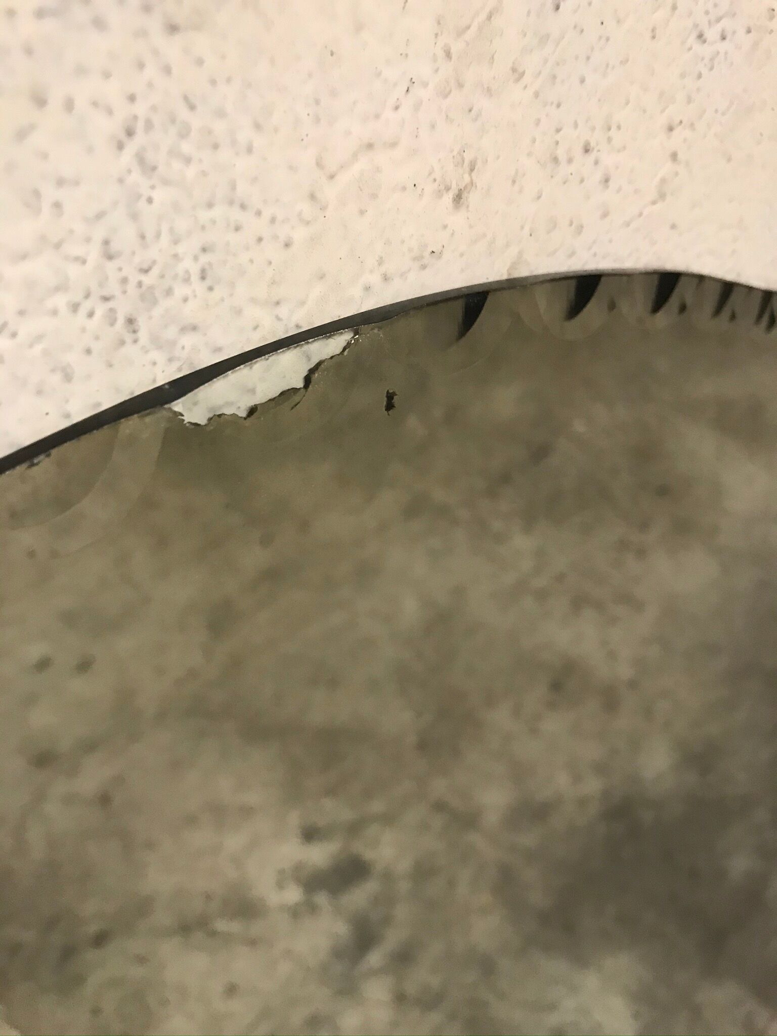 Bevelled path mirror with a star-studded motif