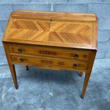 Office scriban Louis XVI walnut 1950