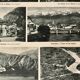 Map of the alps and rhone valley from 1945