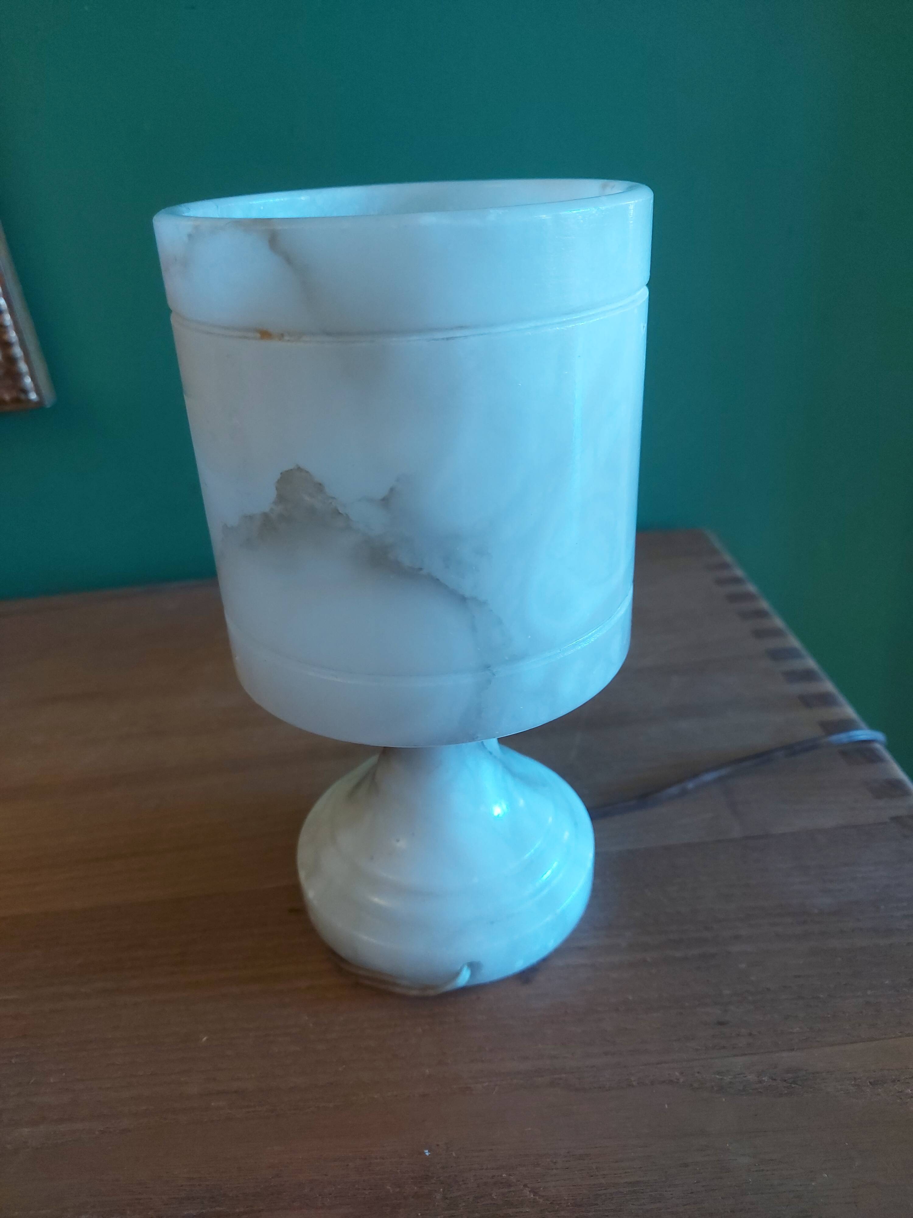 70'S alabaster lamp
