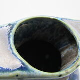 Vase grès émaillé vernissé non signé french glazed stoneware vase