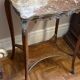 Table d’appoint avec Plateau en Marbre Style Louis XV - Fin 19 e