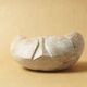Abstract sculpture stone pink marble contemporary signed