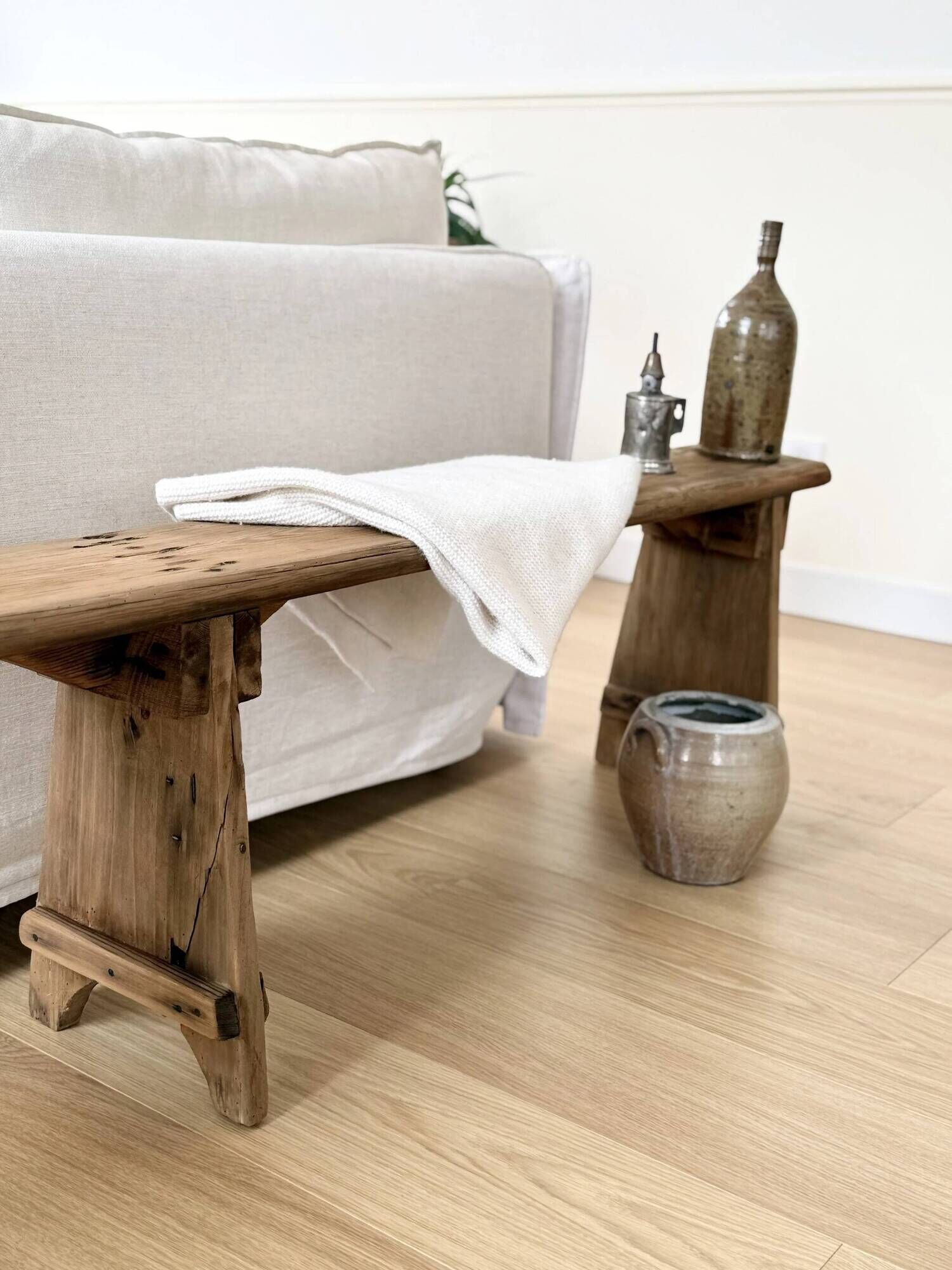 Renovated farm bench