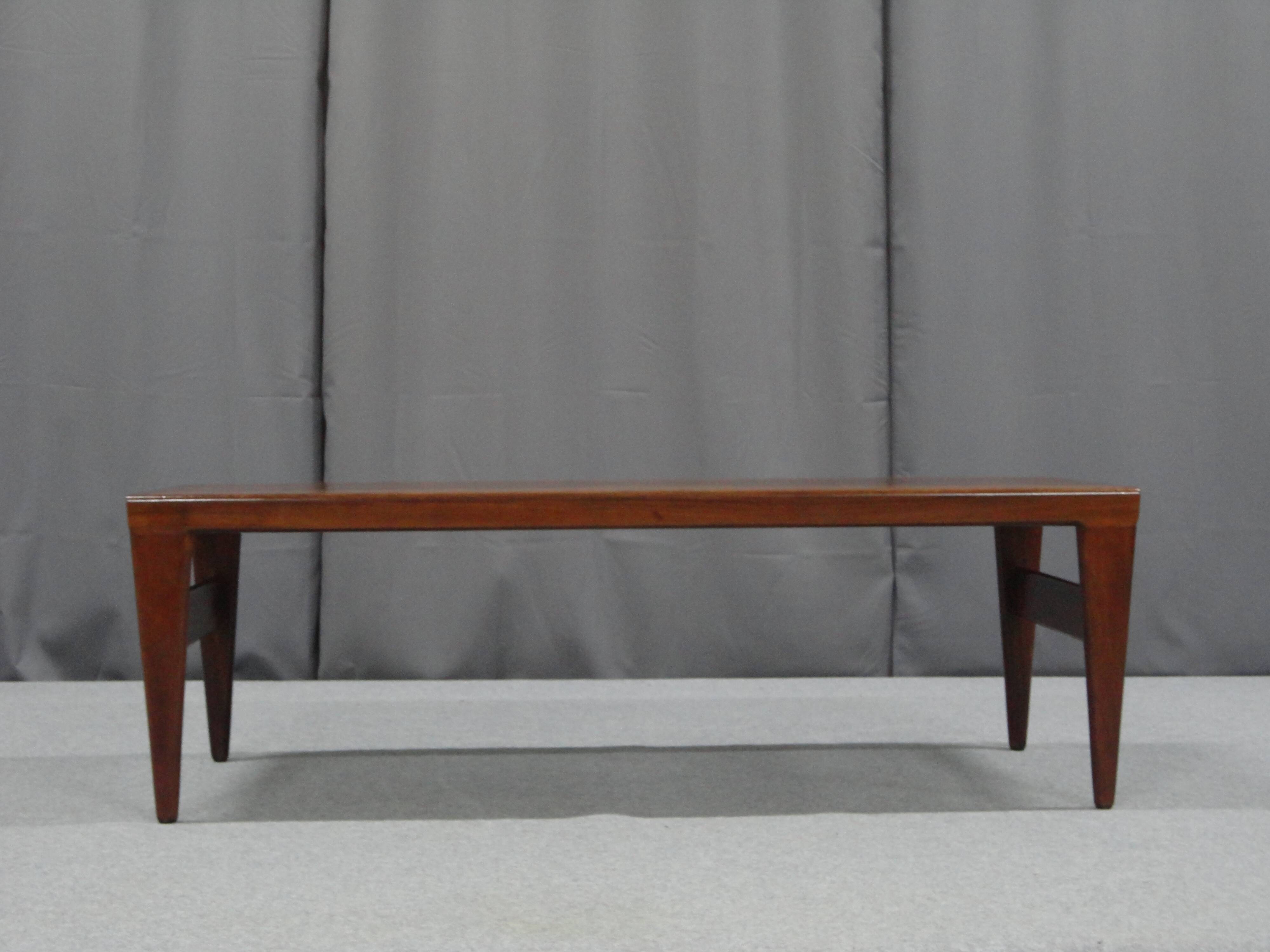 Rosewood coffee table from rio 1960
