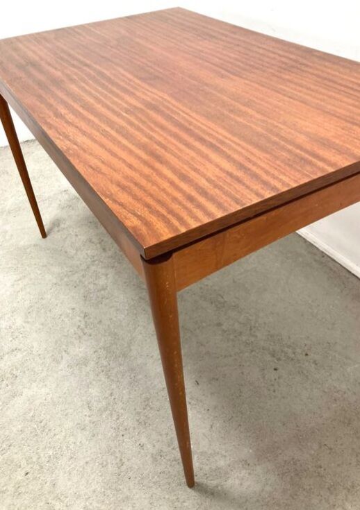 Mahogany SAM table, DREVOTAR edition, Czechoslovak vintage 1960s