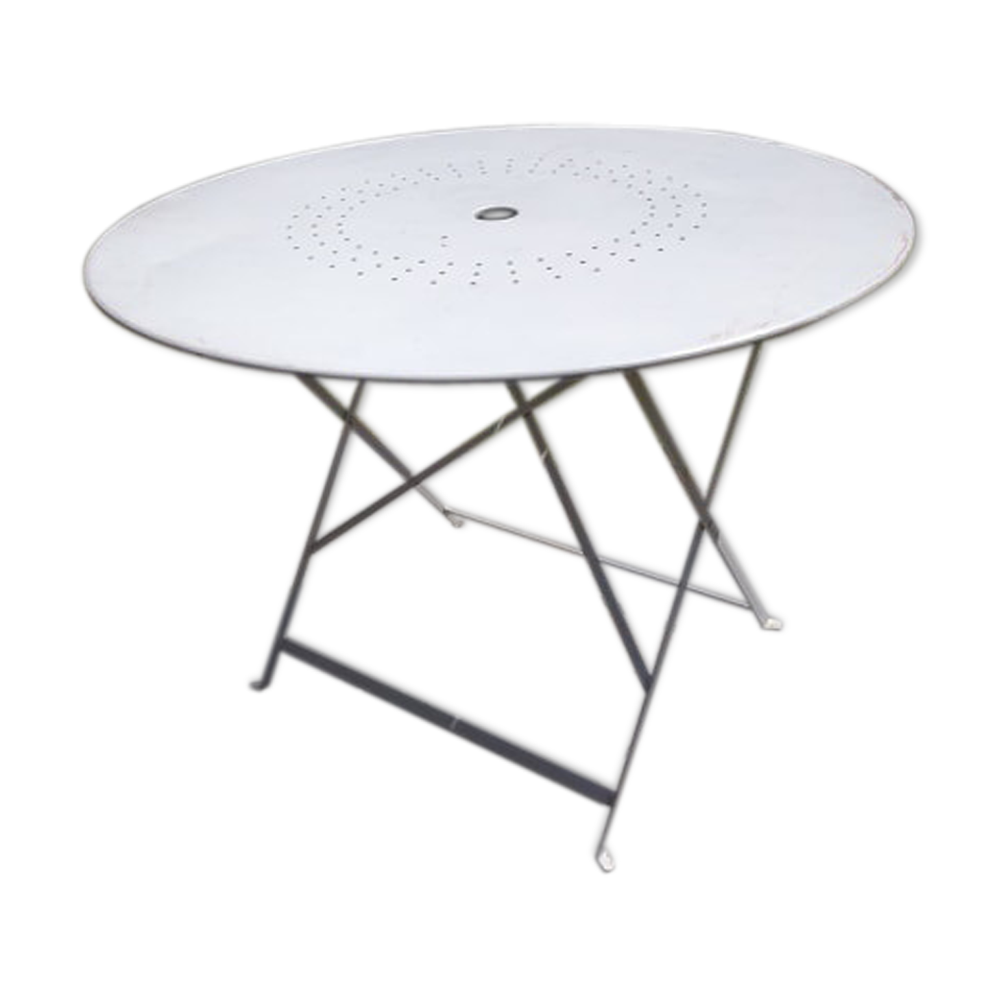 Old folding garden table