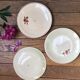 11 plates vintage 40s, floral pattern