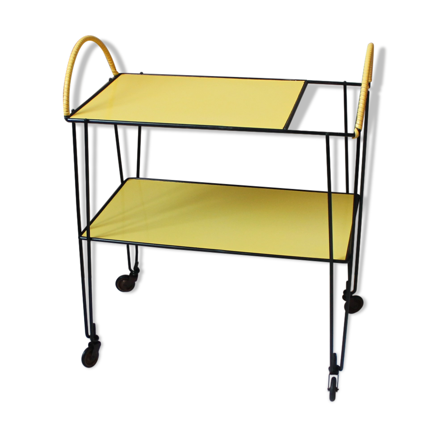 Vintage rolling table