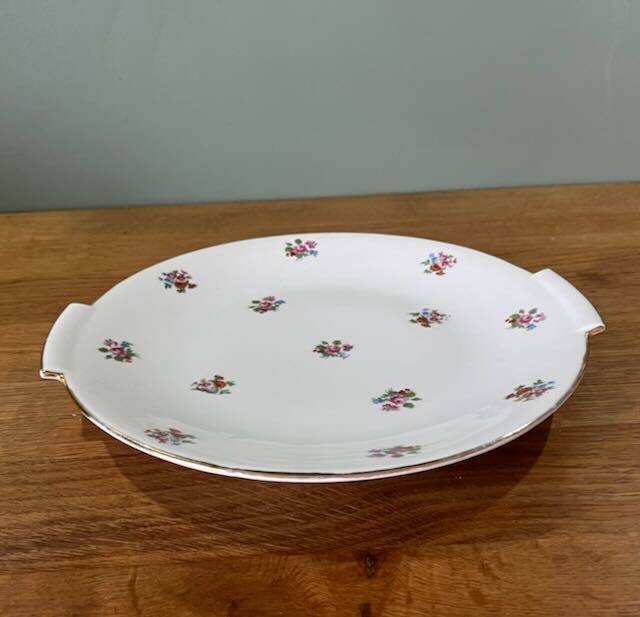 Floral dessert service