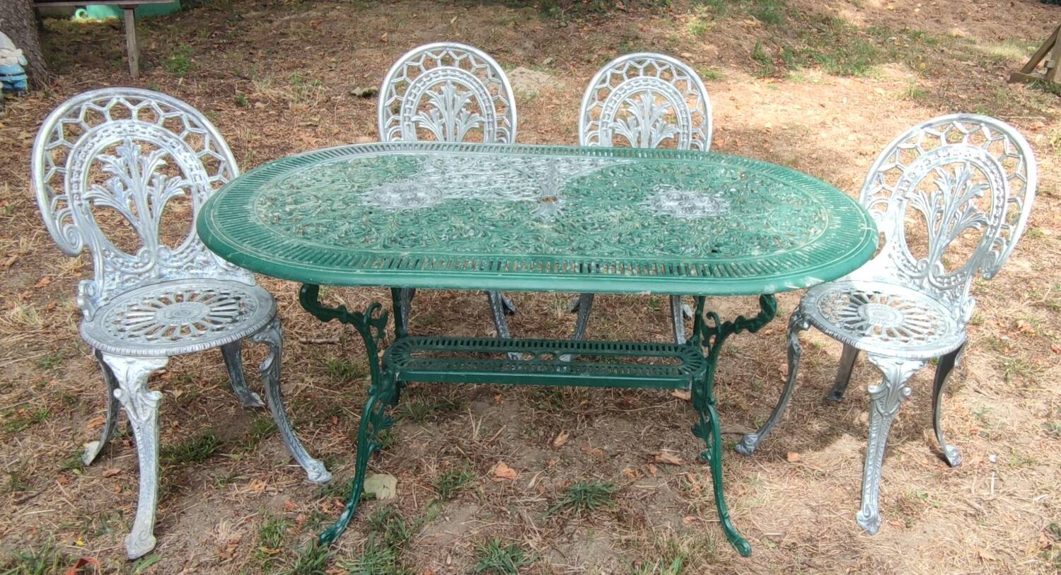 Vintage English style aluminum garden furniture