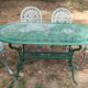 Vintage English style aluminum garden furniture