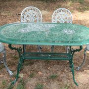Vintage English style aluminum garden furniture