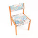 1980s modern, ethnic Upholstered chair, WK Möbel Germany