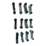 12 Blue biot glassware knife holders