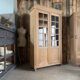 Antique oak display cabinet (renovated)