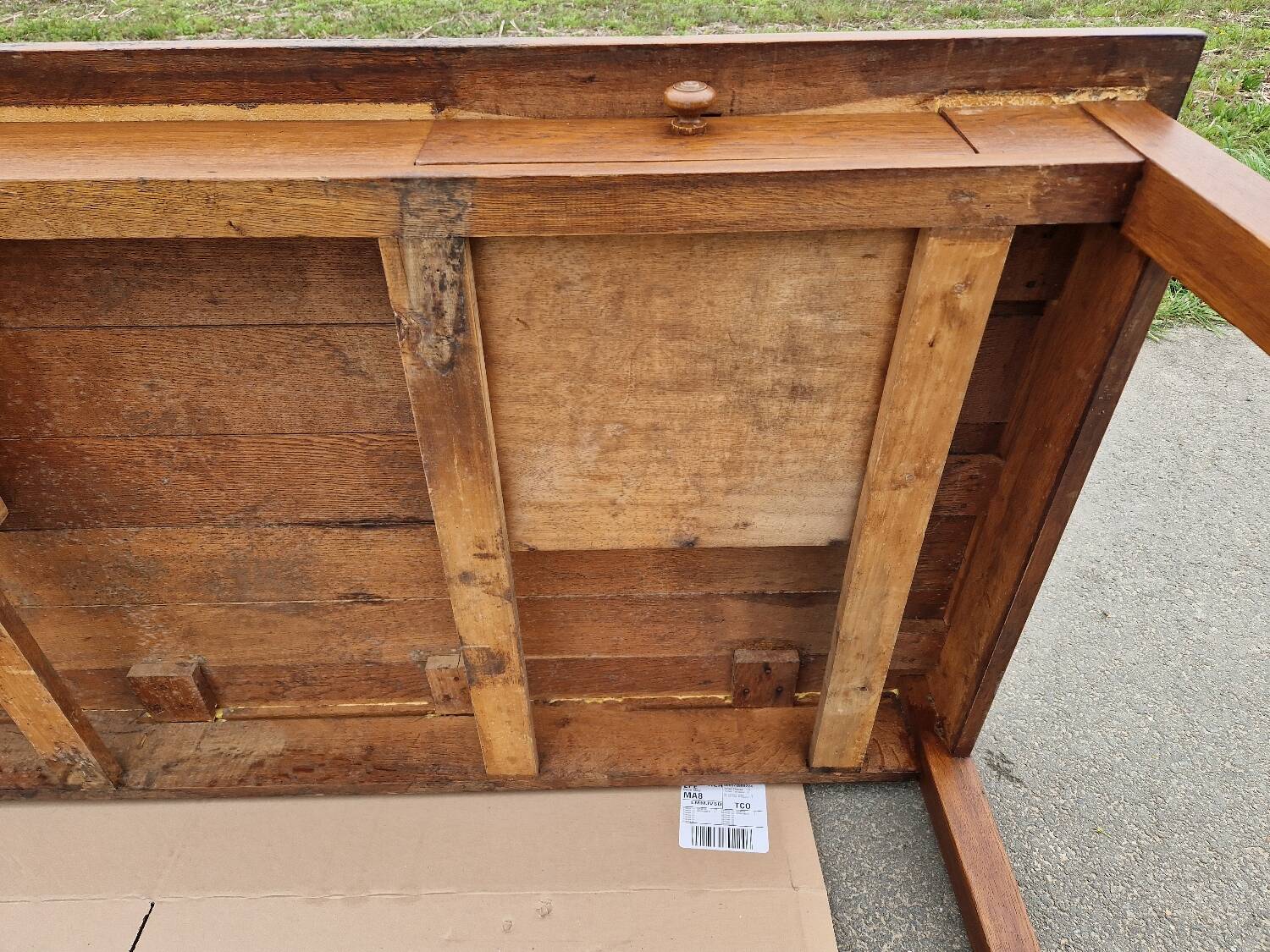 Solid farm table 1m70