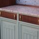 Renovated antique Art Deco sideboard – Lizard Green (Pure & Paint)