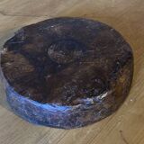 Teak wood candle holder