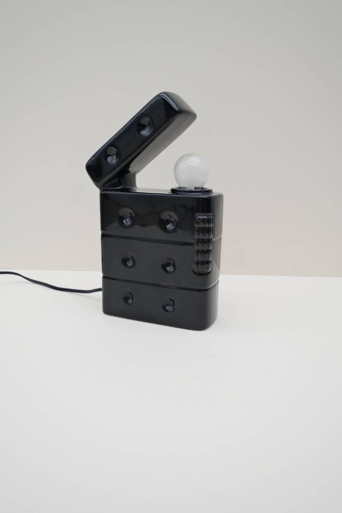 Ceramic “lighter” lamp by jc peiré, 1970