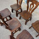 Dining table and 6 chairs by Guillerme and Chambron