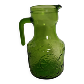 Pichet en verre vert, Italie
