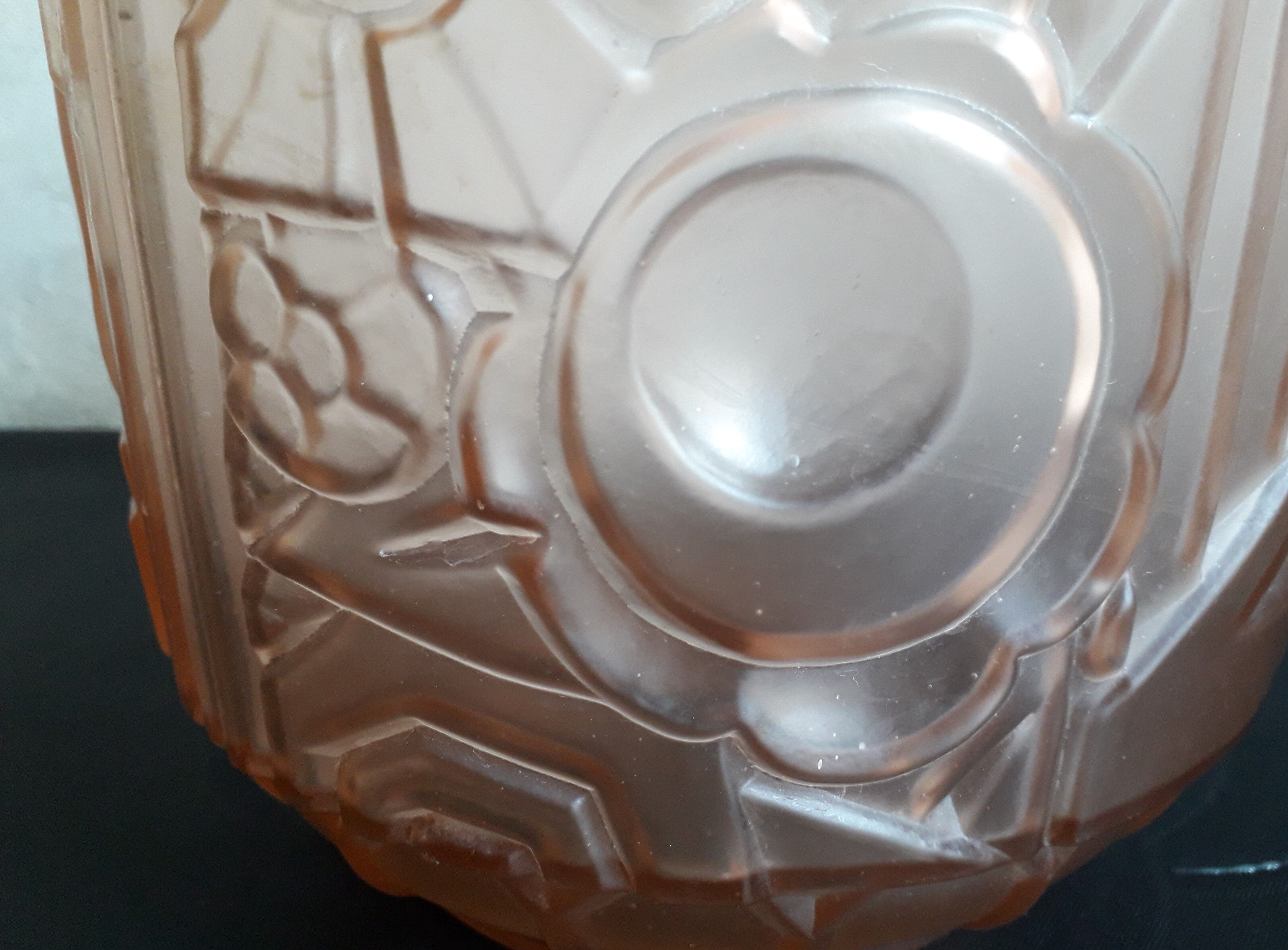 Scailmont art deco glass vase