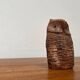 Owl sculpture in Italian pottery from the mid-century by Aldo Londi for Bitossi, 1960s.