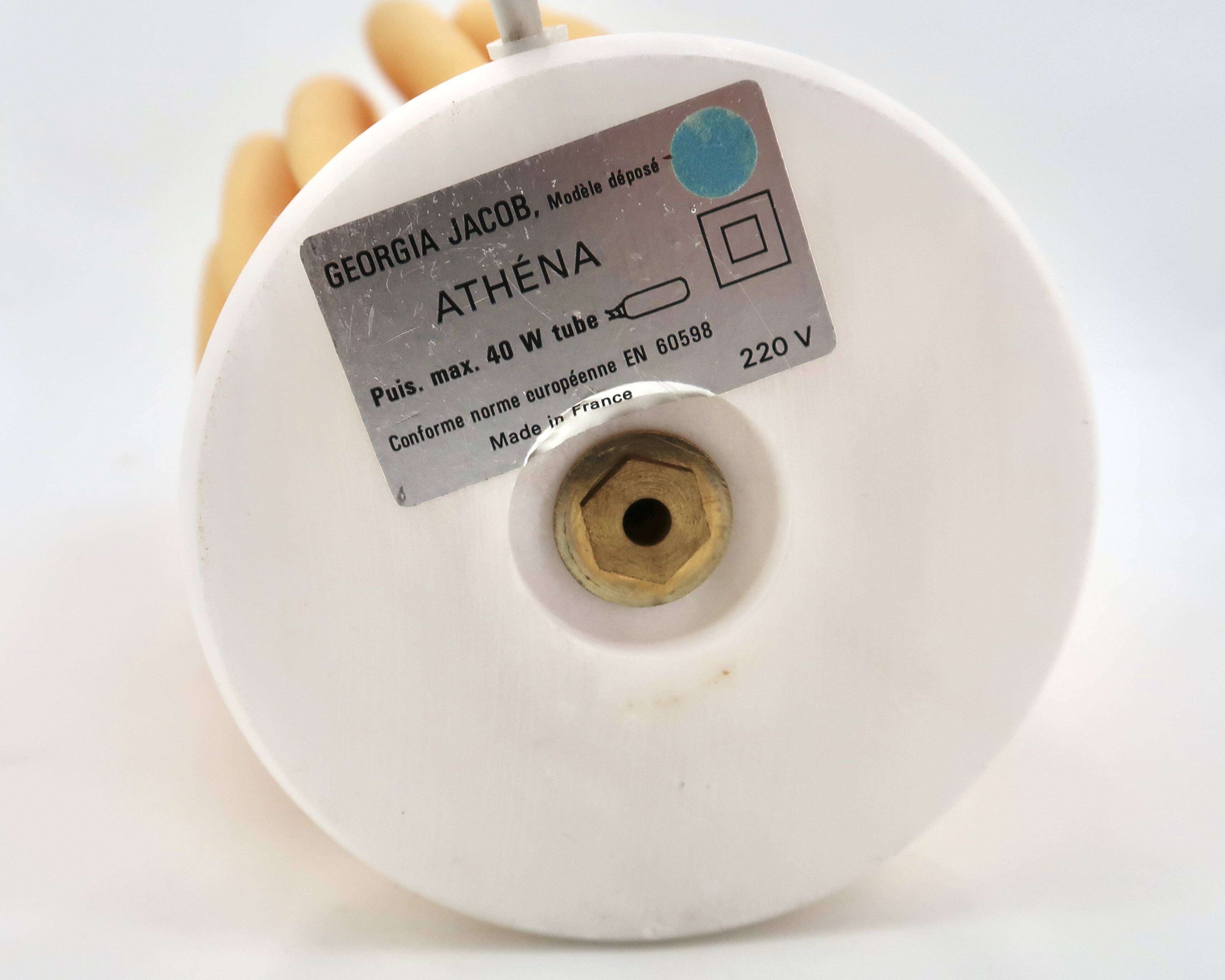 Sculptural lamp by Georgia Jacob, Athena, 1980s