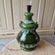 Vintage 1960s green toned ceramic lamp