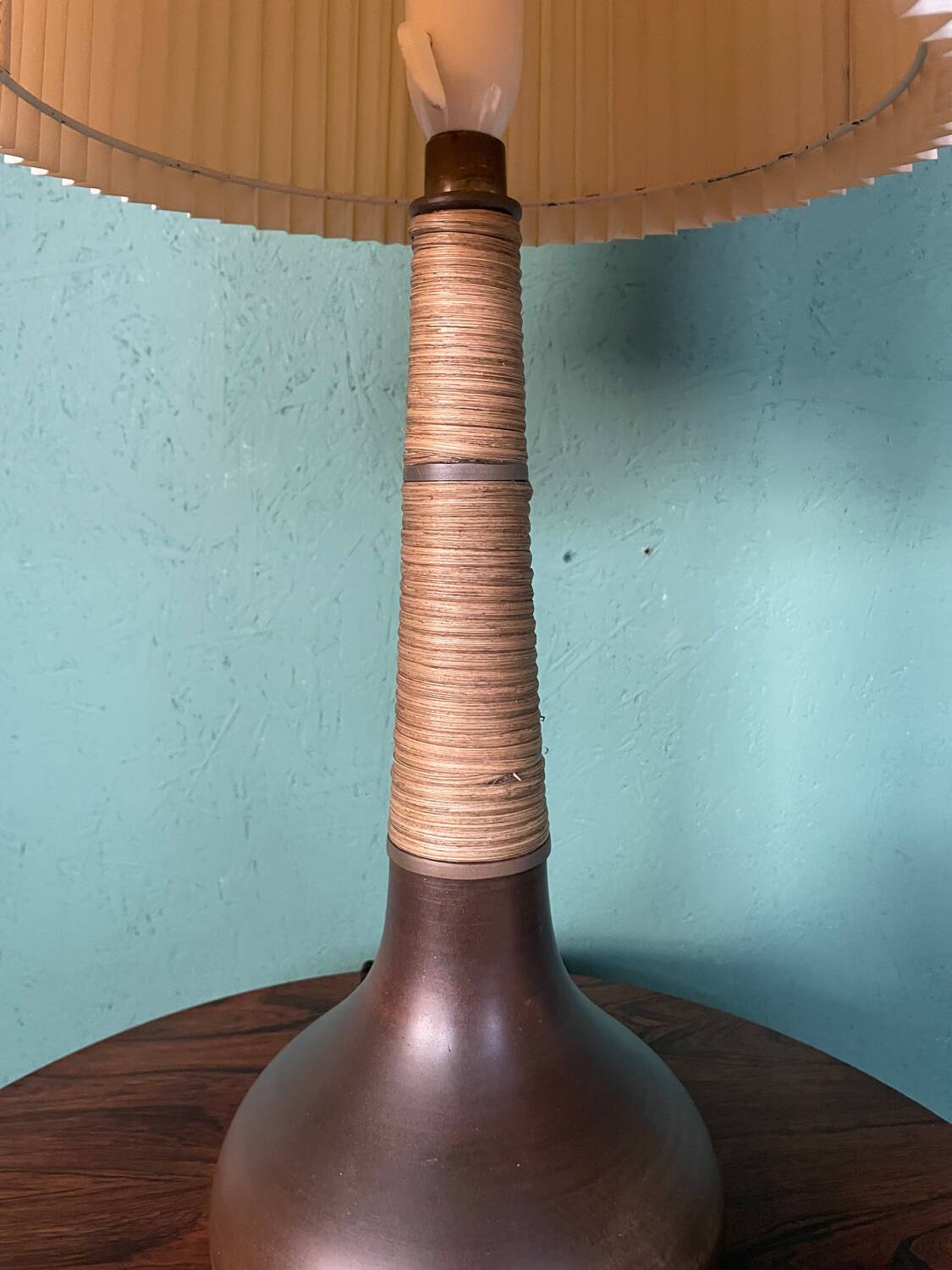 Herman A. Kähler for Le Klint Pottery Table Lamp