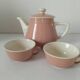 Teapot & duo cups Villeroy & Boch powder pink –
