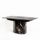 Vintage marble dining table with two extensions, Italy, 80's