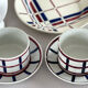 Duo of old Montereau cups
