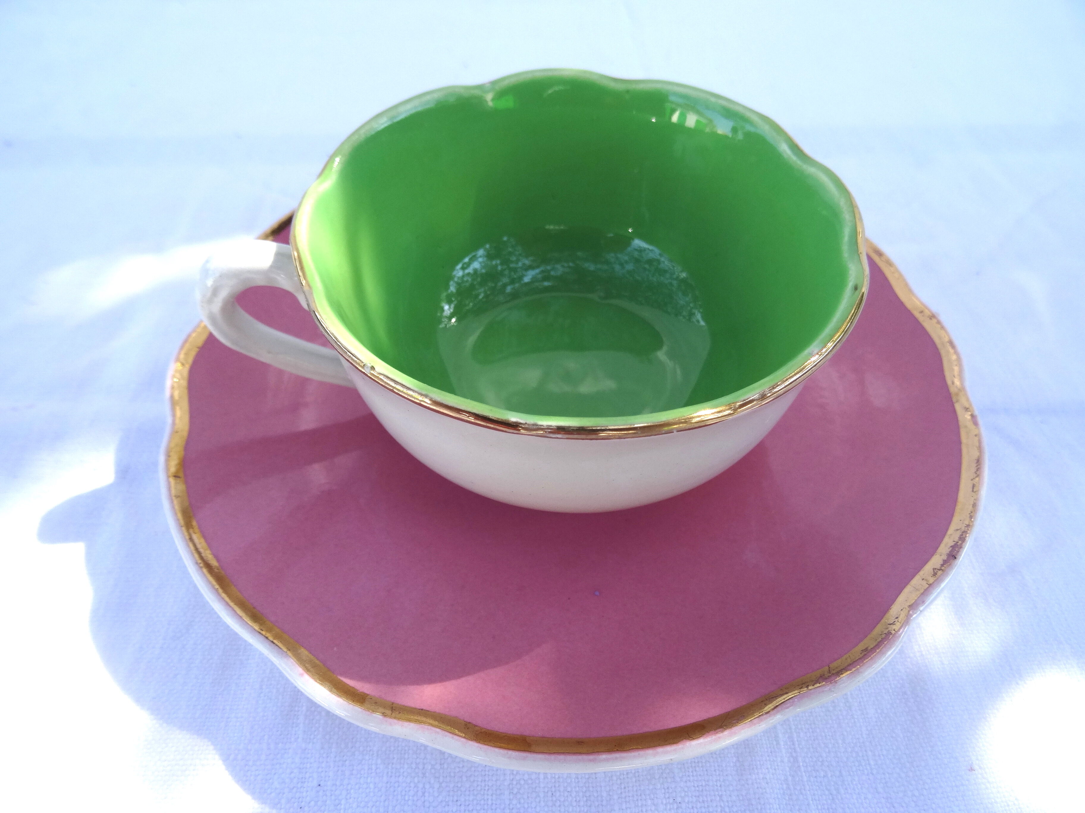 Digoin Sarreguemines 5 cup coffee cup set