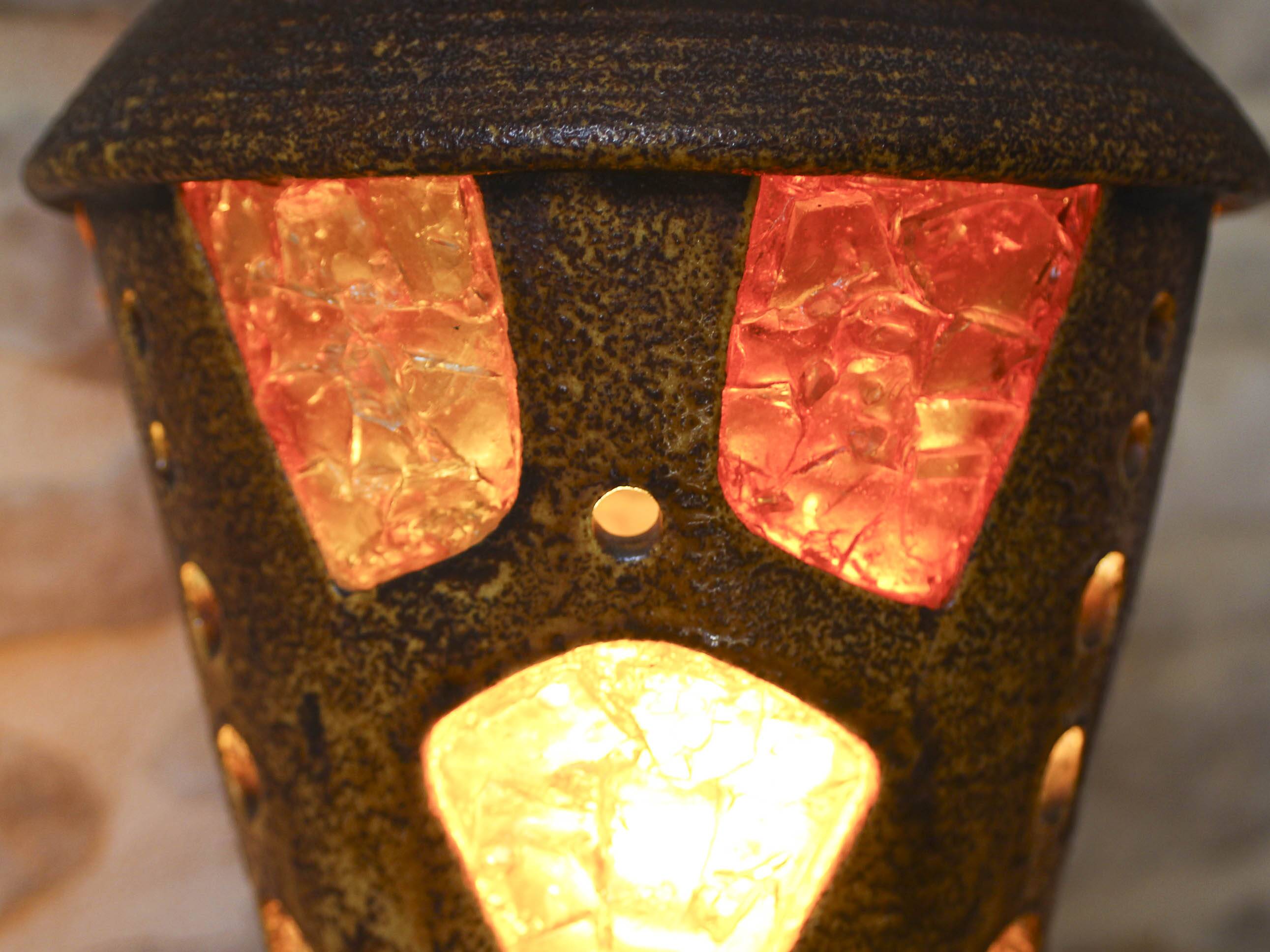 Accolay ceramic and resin pendant light